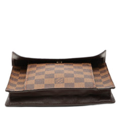 ルイ ヴィトン ダミエ ピムリコ ショルダーバッグ N45272 ブラウン PVC レザー レディース LOUIS VUITTON 【中古】