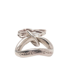 シャネル クローバー モチーフ リング 指輪 シルバー メタル レディース CHANEL 【中古】