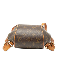 ルイ ヴィトン モノグラム エリプス サック アド リュック バックパック M51125 ブラウン PVC レザー レディース LOUIS VUITTON 【中古】