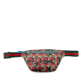 グッチ チルドレンズ GGスプリーム シェリーライン ウエストバッグ ボディバッグ 502095 ベージュ レッド PVC レディース GUCCI 【中古】