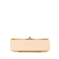 シャネル マトラッセ25 ダブルフラップ チェーン ショルダーバッグ ベージュ ゴールド金具 キャビアスキン レディース CHANEL 【中古】