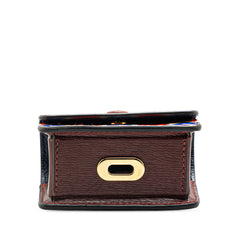 グッチ ジオメトリックG エチケットホルダー キーホルダー 692957 レッド マルチカラー レザー レディース GUCCI 【中古】