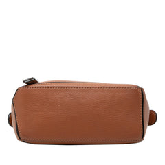 ロエベ アナグラム パズルバッグ ミニ ハンドバッグ ショルダーバッグ 2WAY ブラウン レザー レディース LOEWE 【中古】