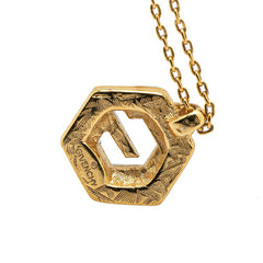 ジバンシー Gロゴ ラインストーン ネックレス ゴールド メッキ レディース Givenchy 【中古】