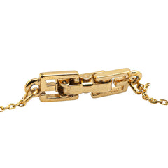 ジバンシー Gロゴ ラインストーン ネックレス ゴールド メッキ レディース Givenchy 【中古】