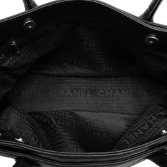 シャネル 2.55 エグゼクティブトート トートバッグ ハンドバッグ ブラック レザー レディース CHANEL 中古