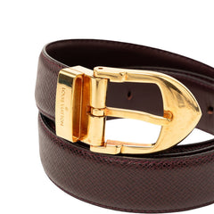ルイ ヴィトン タイガ サンチュール ベルト サイズ:110/44 M6841 アカジュー レザー レディース LOUIS VUITTON 【中古】