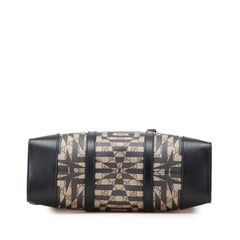 グッチ GGカレイド GGスプリーム ショルダーバッグ トートバッグ 406387 ベージュ ブラック PVC レザー レディース GUCCI 【中古】