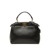フェンディ ピーカブー ミニ ハンドバッグ ショルダーバッグ 2WAY 8BN244 ブラック レザー レディース FENDI 中古