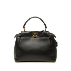 フェンディ ピーカブー ミニ ハンドバッグ ショルダーバッグ 2WAY 8BN244 ブラック レザー レディース FENDI 中古