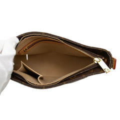 ルイ ヴィトン モノグラム ルーピングMM ショルダーバッグ ハンドバッグ M51146 ブラウン PVC レザー レディース LOUIS VUITTON 【中古】