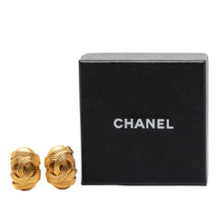 シャネル ココマーク ヴィンテージ イヤリング ゴールド メッキ レディース CHANEL 【中古】