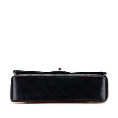 シャネル マトラッセ ココマーク Wフラップ チェーン ショルダーバッグ ハンドバッグ ブラック シルバー キャビアスキン レディース CHANEL 【中古】