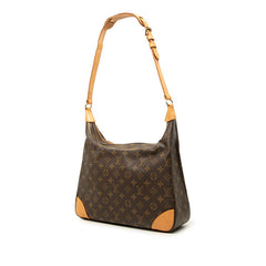 ルイ ヴィトン モノグラム ブローニュ35 旧型 ワンショルダーバッグ M51260 ブラウン PVC レザー レディース LOUIS VUITTON 中古