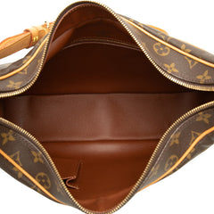 ルイ ヴィトン モノグラム ブローニュ35 旧型 ワンショルダーバッグ M51260 ブラウン PVC レザー レディース LOUIS VUITTON 中古