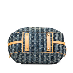 ルイ ヴィトン モノグラム デニム クルーズコレクション カバレイエGM ハンドバッグ ショルダーバッグ 2WAY M95336 インディゴブルー キャンバス レザー レディース LOUIS VUITTON 【中古】