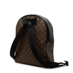 ルイ ヴィトン モノグラム マカサー ジョッシュ リュック バックパック M41530 ブラウン PVC レザー メンズ LOUIS VUITTON 中古