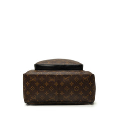 ルイ ヴィトン モノグラム マカサー ジョッシュ リュック バックパック M41530 ブラウン PVC レザー メンズ LOUIS VUITTON 中古