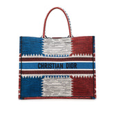 ディオール ブックトート ラージ トートバッグ マルチカラー キャンバス レディース Dior 【中古】