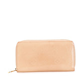 ルイ ヴィトン モノグラム ヴェルニ ジッピーウォレット 長財布 ラウンドファスナー M90201 デュンヌ ベージュ パテントレザー レディース LOUIS VUITTON 【中古】