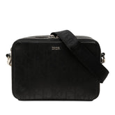 ディオール オブリーク ギャラクシー 斜め掛け ショルダーバッグ ブラック レザー レディース Dior 中古