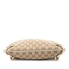 グッチ GGキャンバス アビー 斜め掛け ショルダーバッグ 131326 ブラウン キャンバス レザー レディース GUCCI 【中古】