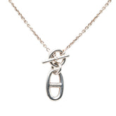 エルメス シェーヌダンクル アミュレット ネックレス SV925 シルバー レディース HERMES 中古