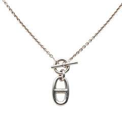 エルメス シェーヌダンクル アミュレット ネックレス SV925 シルバー レディース HERMES 中古