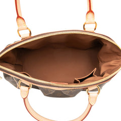 ルイ ヴィトン モノグラム ティヴォリPM ハンドバッグ M40143 ブラウン PVC レザー レディース LOUIS VUITTON 【中古】