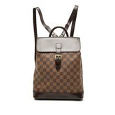 ルイ ヴィトン ダミエ ソーホー リュック バックパック N51132 ブラウン PVC レザー レディース LOUIS VUITTON 【中古】