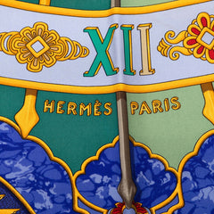エルメス カレ90 CARPE DIEM 今日一日を楽しむ スカーフ シルク レディース HERMES 【中古】