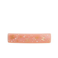 シャネル ココマーク ビジュー バレッタ ピンク プラスチック レディース CHANEL 【中古】