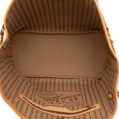 ルイ ヴィトン モノグラム ネヴァーフルMM ショルダーバッグ トートバッグ M40156 ブラウン PVC レザー レディース LOUIS VUITTON 【中古】