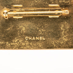 シャネル ココマーク ロゴプレート ブローチ ゴールド メッキ レディース CHANEL 【中古】