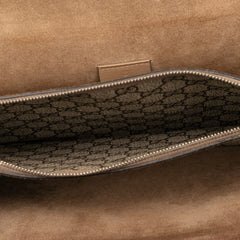 グッチ GGスプリーム デュオニソス エンブロイダリー チェーン ショルダーバッグ ハンドバッグ 403348 ベージュ マルチカラー PVC スウェード レディース GUCCI 【中古】