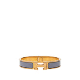 エルメス クリックH PM ブレスレット ゴールド ライトパープル メッキ エナメル レディース HERMES 【中古】