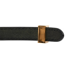 ルイ ヴィトン ブラスレ ボックスイット ブレスレット サイズ:17 M6033 ブラック レザー レディース LOUIS VUITTON 【中古】