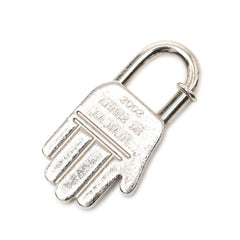 エルメス ハンド モチーフ 2002年限定 ANNEE DE LA MAIN カデナ シルバー メタル レディース HERMES 【中古】