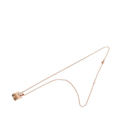 エルメス アイリーン ペンダント ネックレス ピンクゴールド メッキ レディース HERMES 【中古】