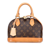 ルイ ヴィトン モノグラム アルマBB ハンドバッグ ショルダーバッグ 2WAY M53152 ブラウン PVC レザー レディース LOUIS VUITTON 【中古】