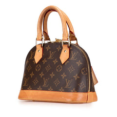 ルイ ヴィトン モノグラム アルマBB ハンドバッグ ショルダーバッグ 2WAY M53152 ブラウン PVC レザー レディース LOUIS VUITTON 【中古】