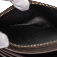 ルイ ヴィトン モノグラム グラセ ホイスト 長財布 M66450 ブラウン レザー レディース LOUIS VUITTON 中古