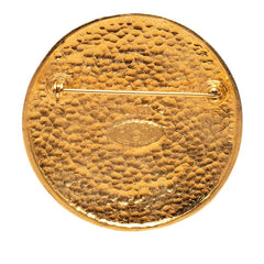 シャネル ラウンド ブローチ ゴールド メッキ レディース CHANEL 【中古】