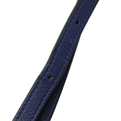 セリーヌ トロッター 斜め掛け ショルダーバッグ ブルー レザー レディース CELINE 【中古】