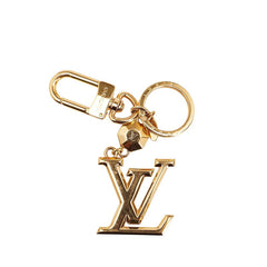 ルイ ヴィトン ポルト クレ LVファセット キーリング キーホルダー M65216 ゴールド メッキ レディース LOUIS VUITTON 【中古】