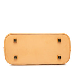 ルイ ヴィトン モノグラム ビニール カバアンブルMM トートバッグ M92501 ブラウン ビニール レザー レディース LOUIS VUITTON 【中古】