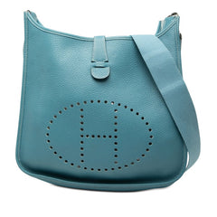 エルメス エブリン3 GM 斜め掛け ショルダーバッグ ブルージーン シルバー金具 トリヨンクレマンス レディース HERMES 【中古】