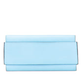 エルメス パッサンロング 長財布 セレスト スカイブルー ヴォーエプソン レディース HERMES 【中古】