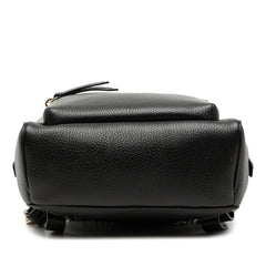 グッチ インターロッキングG ソーホー チェーン リュック バックパック 536192 ブラック レザー レディース GUCCI 【中古】