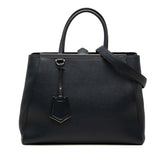 フェンディ トゥージュール ハンドバッグ ショルダーバッグ 2WAY 8BH250 ネイビー レザー レディース FENDI 【中古】